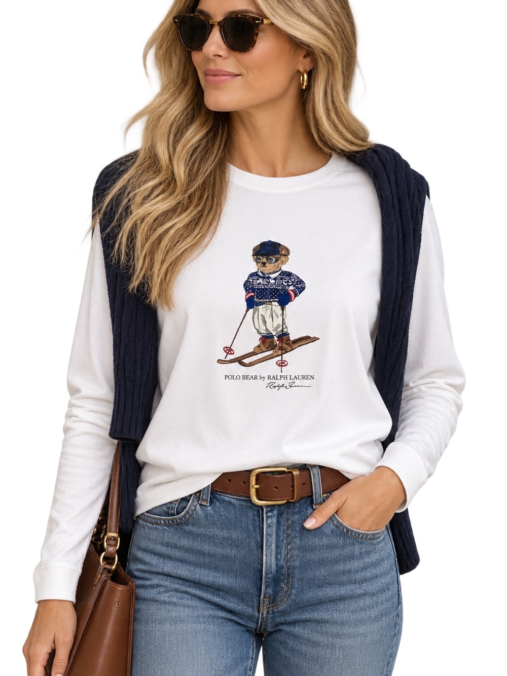Polo by Ralph Lauren Tee with Polo Bear Graphic size Large 100% cotton